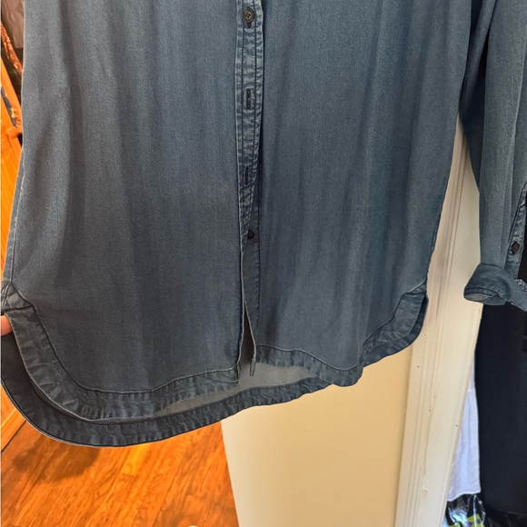 Banana Republic Chambray Button-Up Shirt - Blue - Picture 3 of 5
